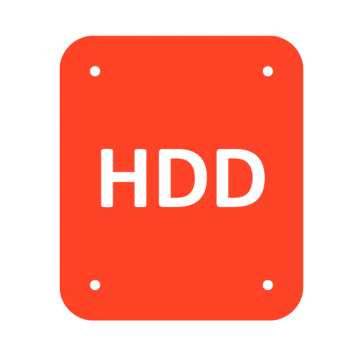 Red HDD Icon