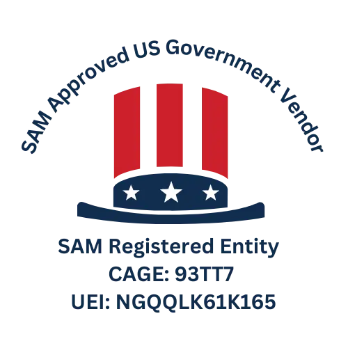 SAM Approved U.S. Government Vendor Logo